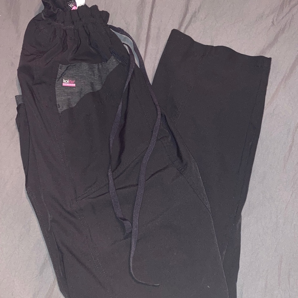 Black Scrub Pants